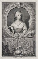 KG 07025
<br/>
Portret Maria Louisa van Hessenkassel, prinses douairière van J.W.F. van Oranje
<br/>
<em>Houbraken, Jacob (1698-1780)</em>